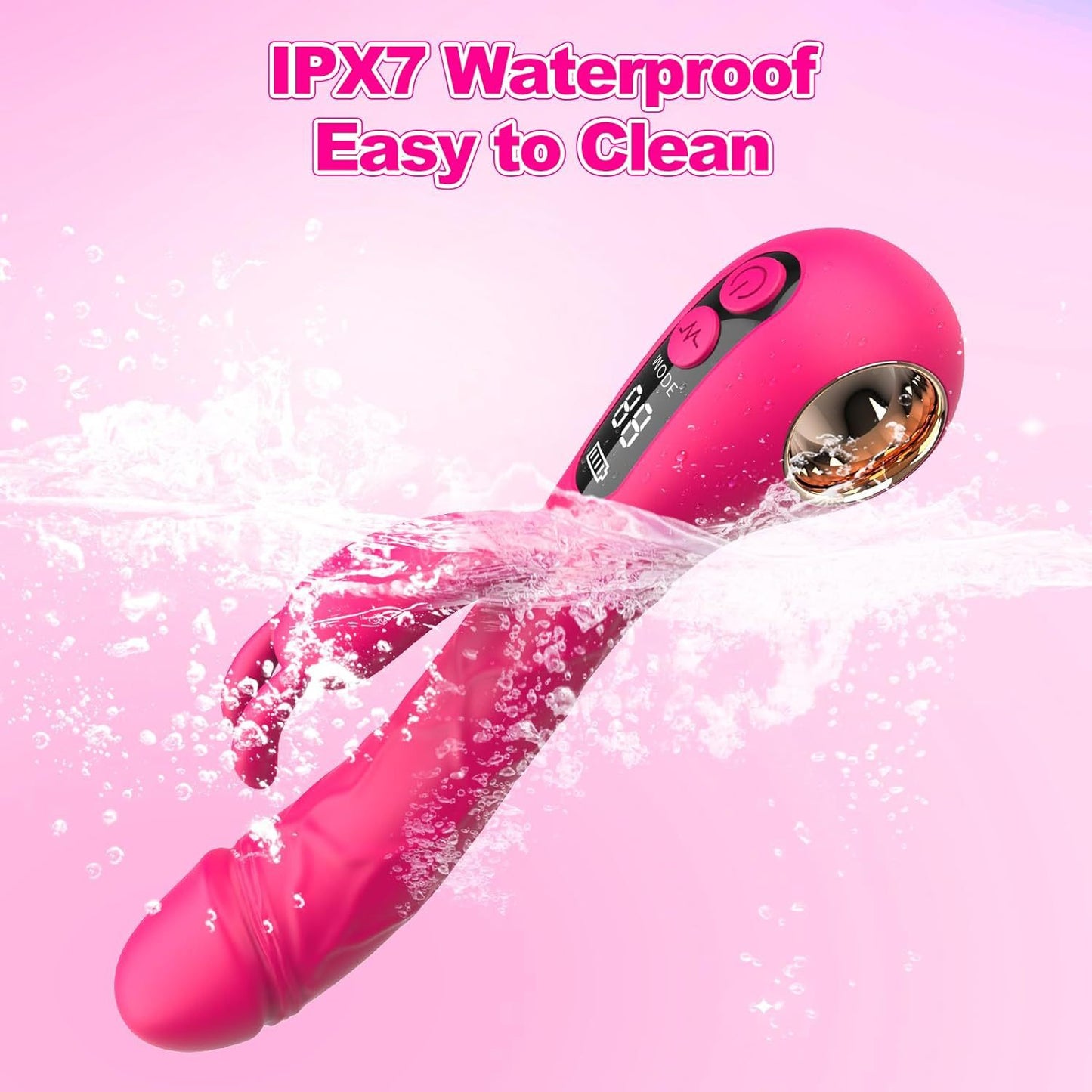 Dual Stimulation Rechargeable Rabbit Vibrator