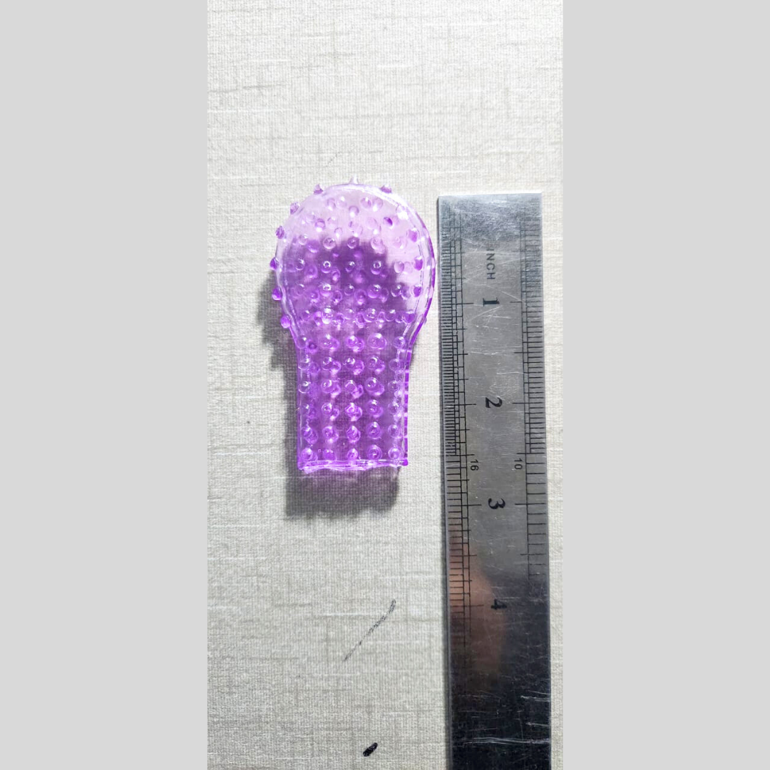 Thumb Crystal Condom Dotted