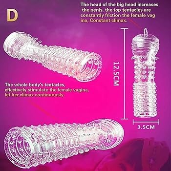 Crystal Reusable Condom Design D