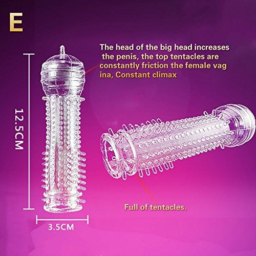 Crystal Reusable Condom Design E